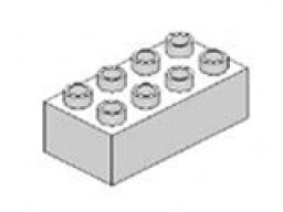 L-W Toys Junior Kostka 4x2 bílá